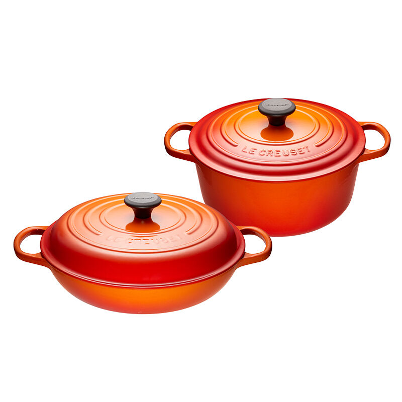 Round Dutch Oven and Braiser Set Le Creuset